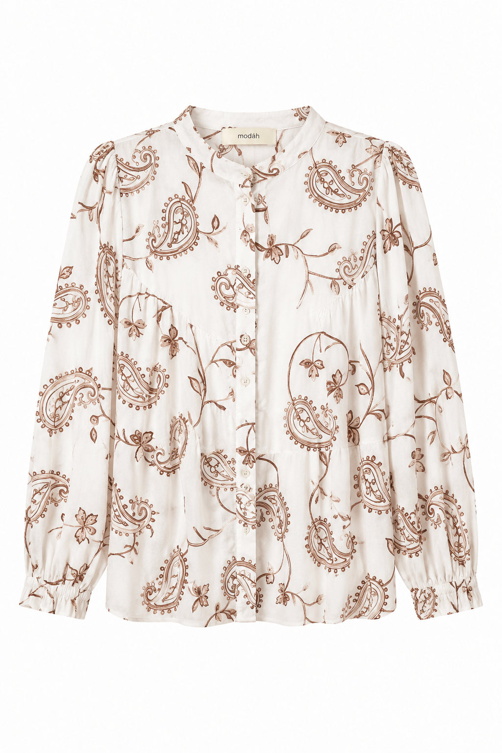 Camicia con Ricami Paisley