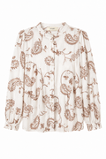 Camicia con Ricami Paisley