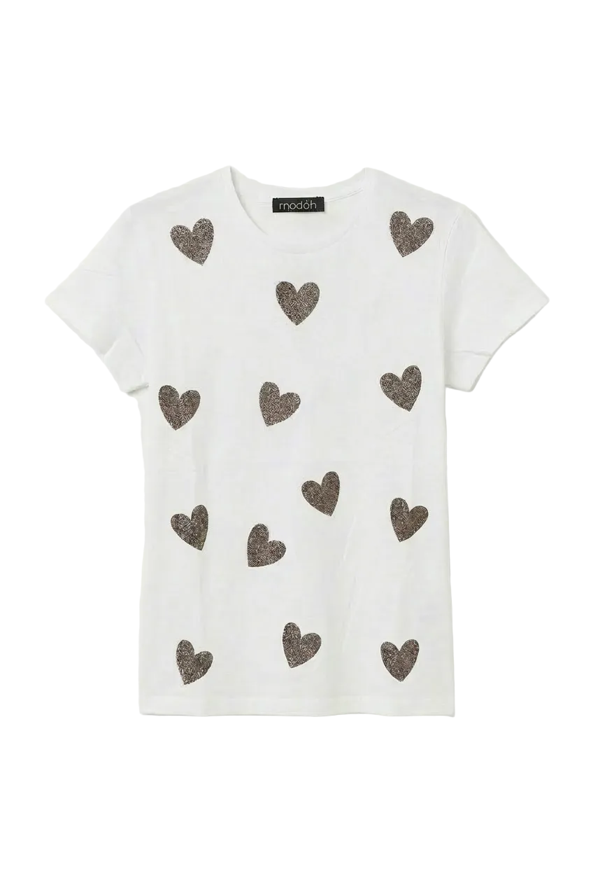 T-shirt Sparkling Hearts