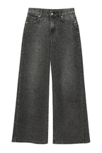 WIDE LEOPARD JEANS