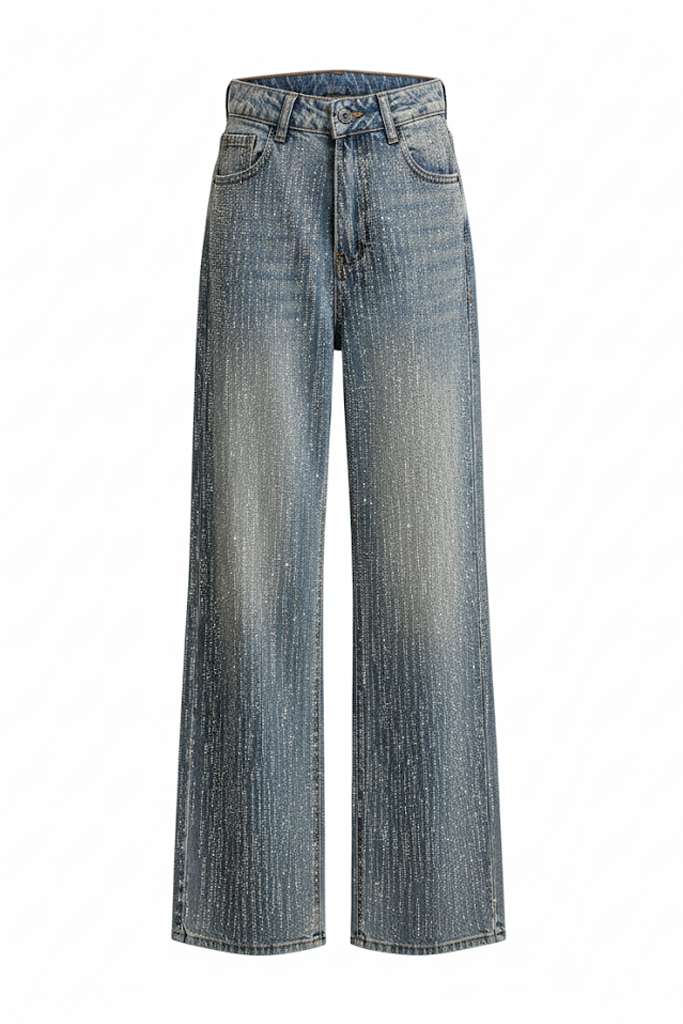 JEANS FULL STRASS