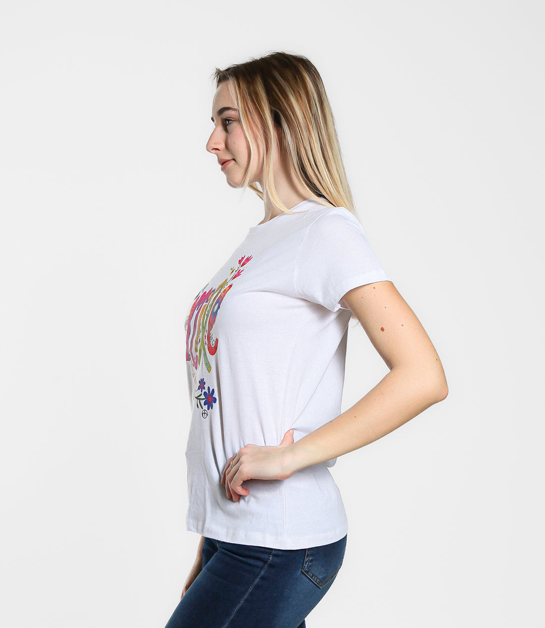 T-SHIRT SMILE FLOREALE