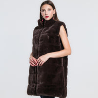 GILET REVERSIBILE IN ECO FUR