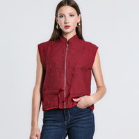 GILET FLOWER SM INDIA