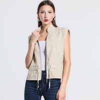 GILET FLOWER SM CREMA