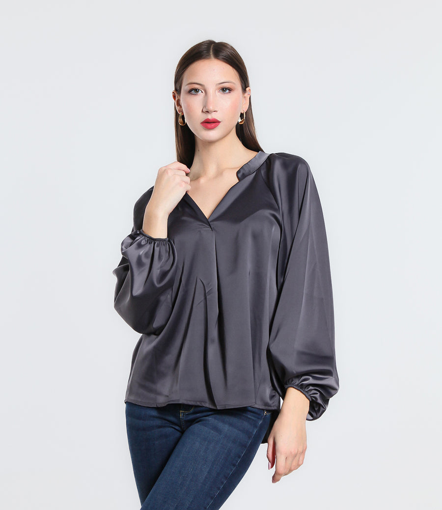 BLUSA DAMIEN BASIK SM GRIGIO