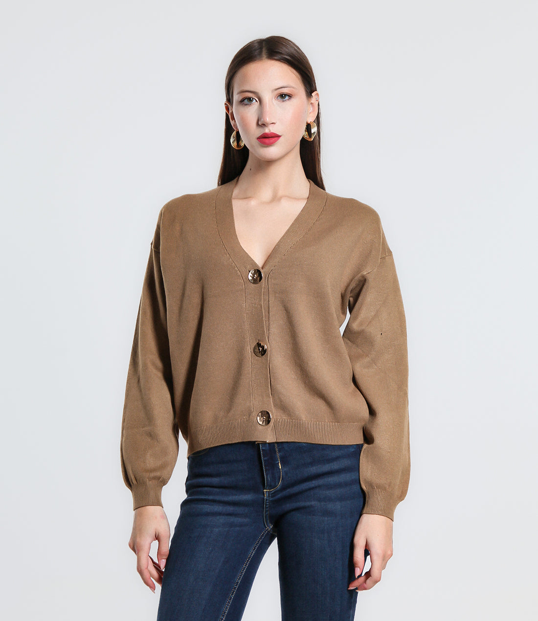 CARDIGAN BOTTONE METALLO SM CAMEL