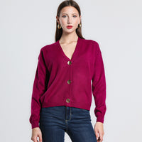 CARDIGAN BOTTONE METALLO SM INDIA