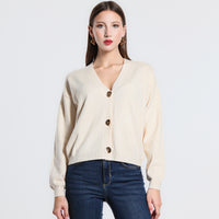 CARDIGAN BOTTONE METALLO