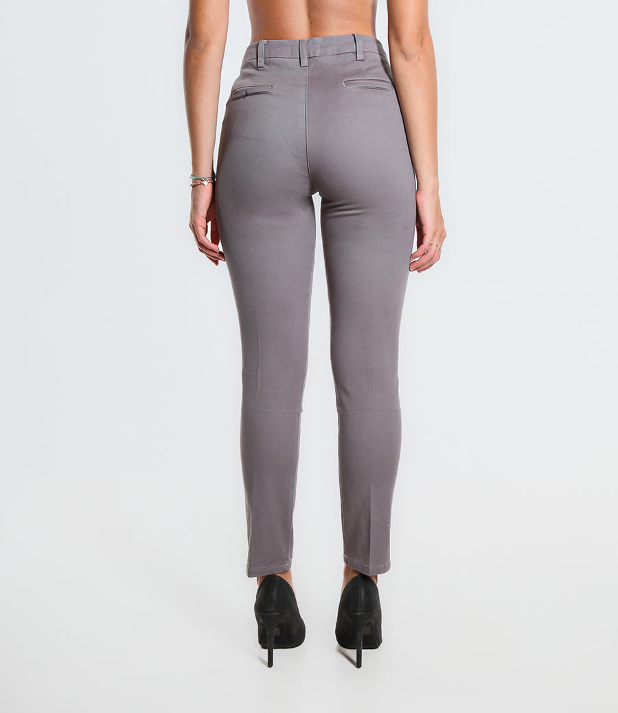 PANTALONE CHINO L GRIGIO