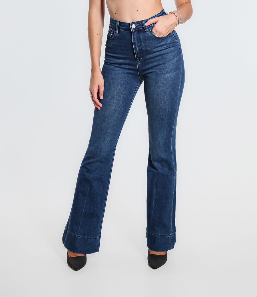 JEANS ZAMPA S BLU