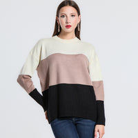 MAGLIONE RIGA SM PANNA/BEIGE/NERO