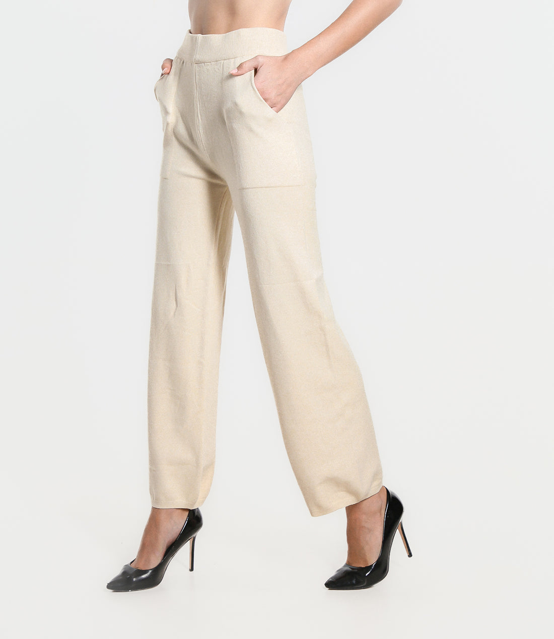 PANTALONE IN VISCOSA CON TASCHE