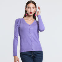 CARDIGAN BASIK SM VIOLA