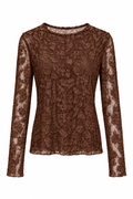 Maglia Trasparente in Pizzo Floreale