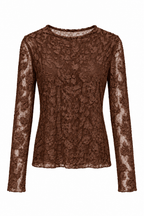 Maglia Trasparente in Pizzo Floreale