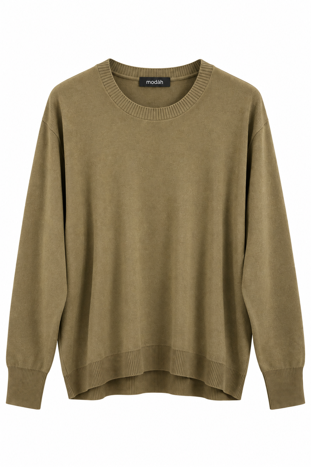 Maglione Girocollo Oversize in Maglia