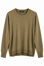 Maglione Girocollo Oversize in Maglia