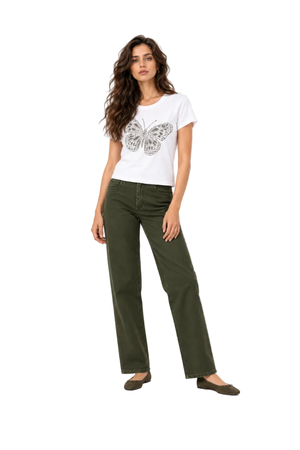 Jeans Verde Militare Scuro