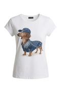 T-shirt Denim Dog