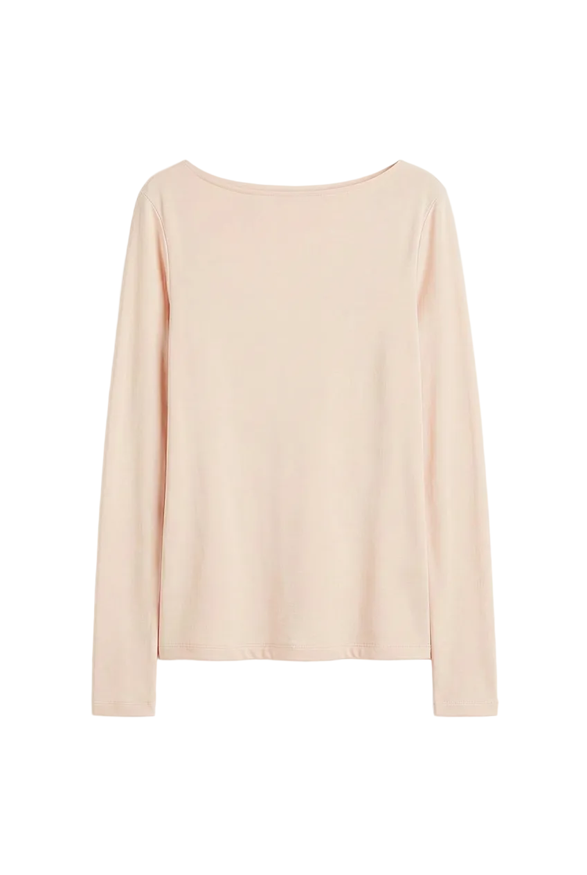 Lightweight essential cashmere blend T-shirt