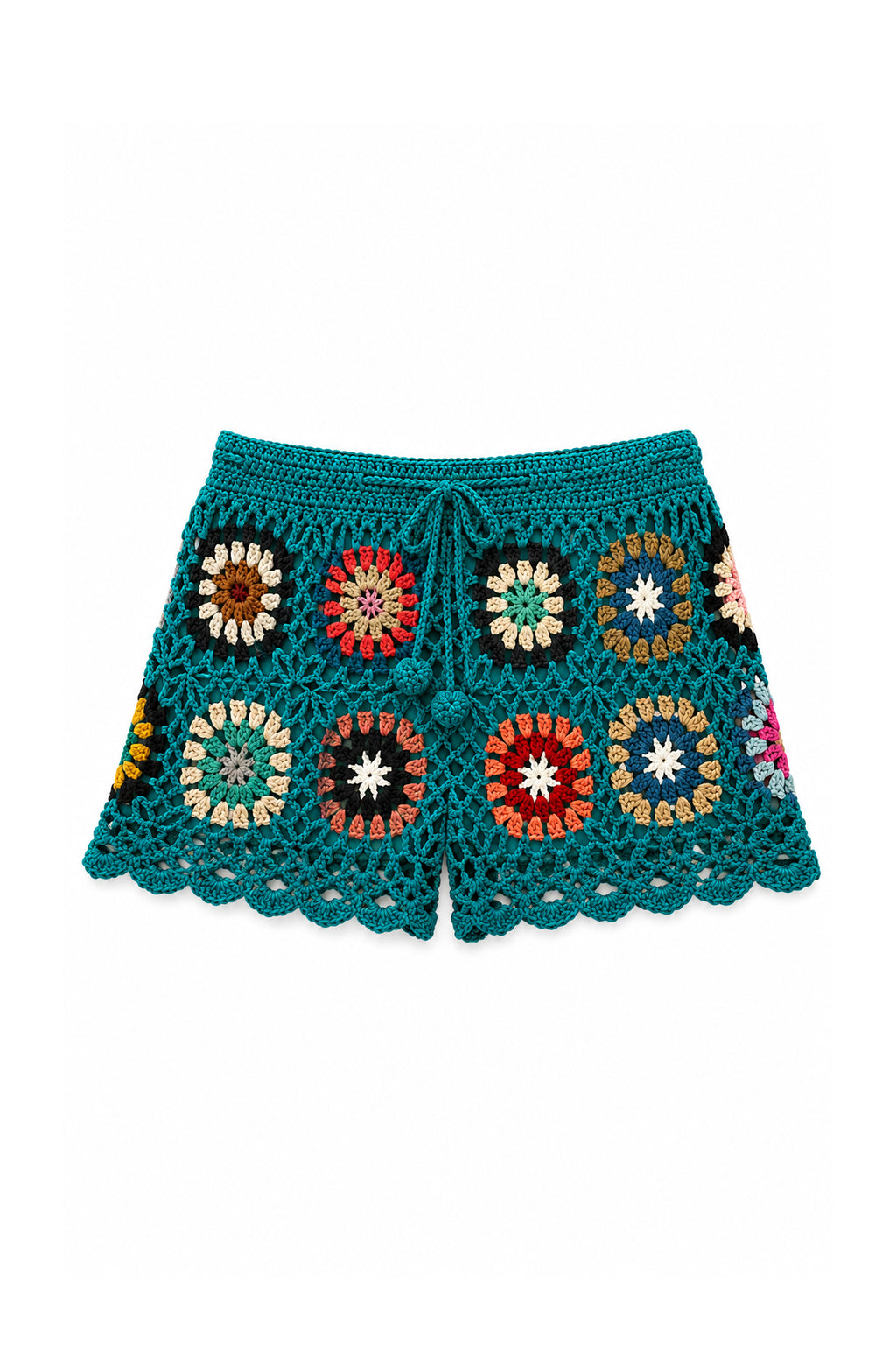 Shorts Crochet Multicolor Ottanio