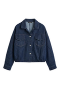 Giacca Crop in Denim