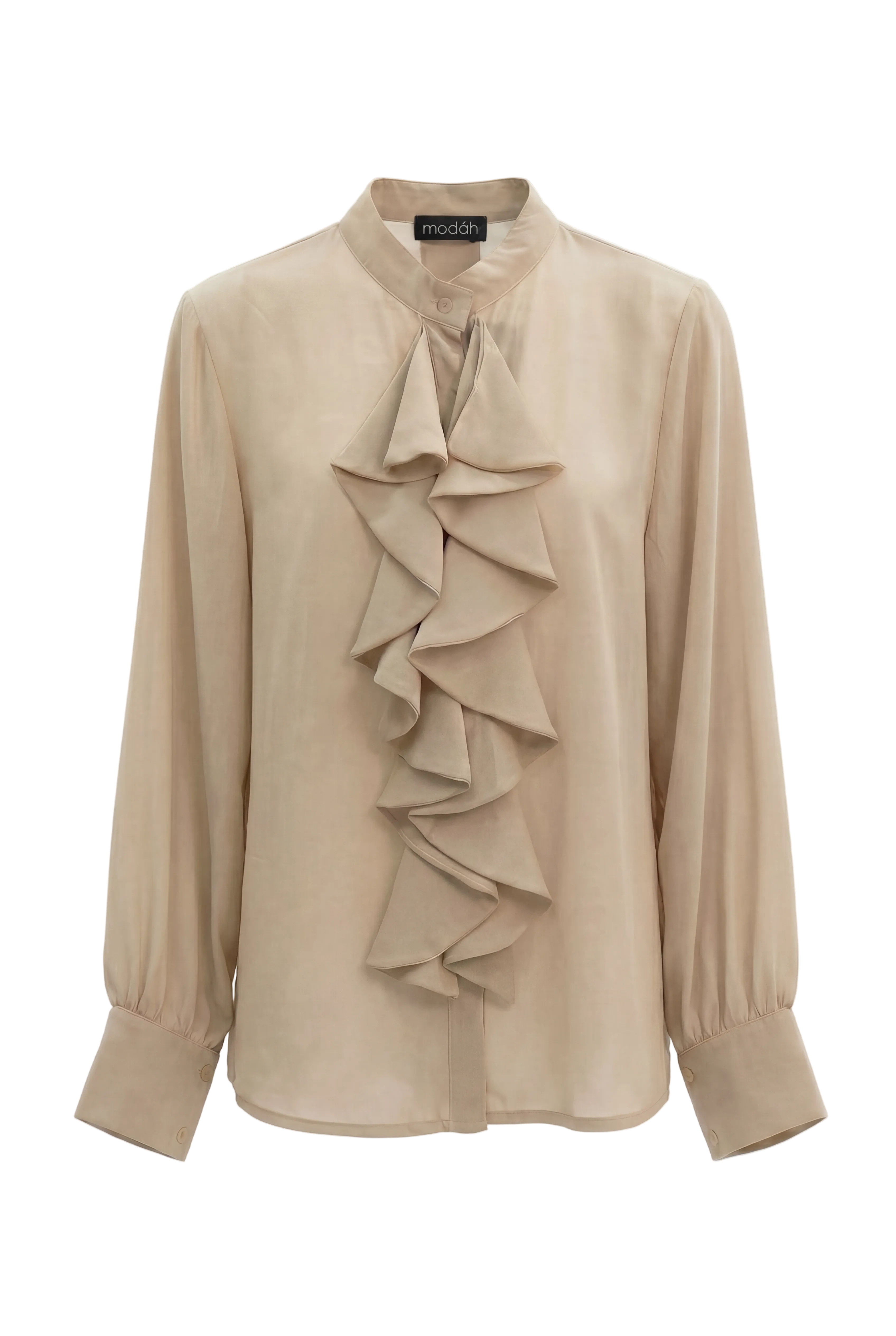 Blusa con Volant a Cascata