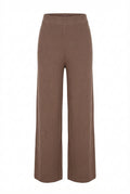 Pantaloni Wide-Leg in Maglia