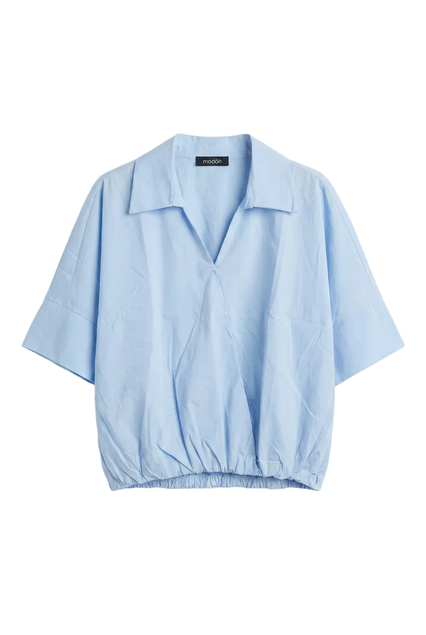 Camicia a Portafoglio con Fondo Elastico