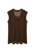 MOHAIR KNIT VEST