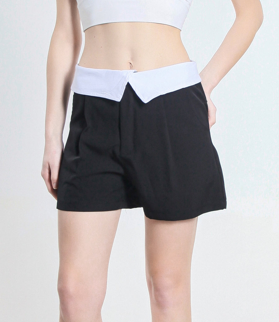 SHORTS PREPPY STYLE SM NERO