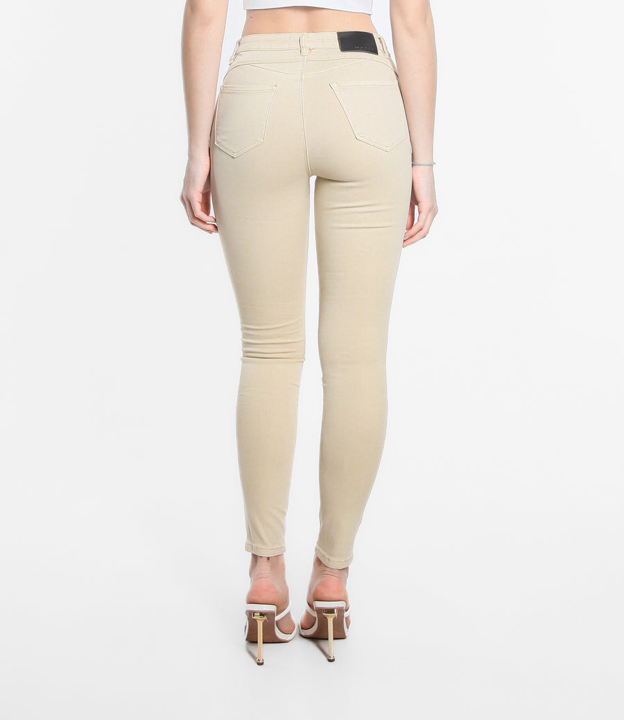 SKINNY COLOR M BEIGE