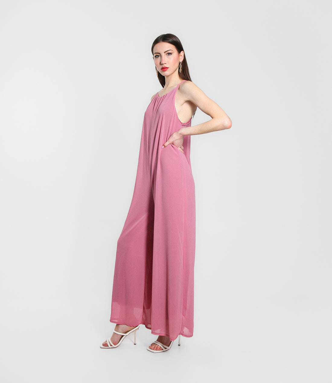 TUTA IN GEORGETTE ROSA