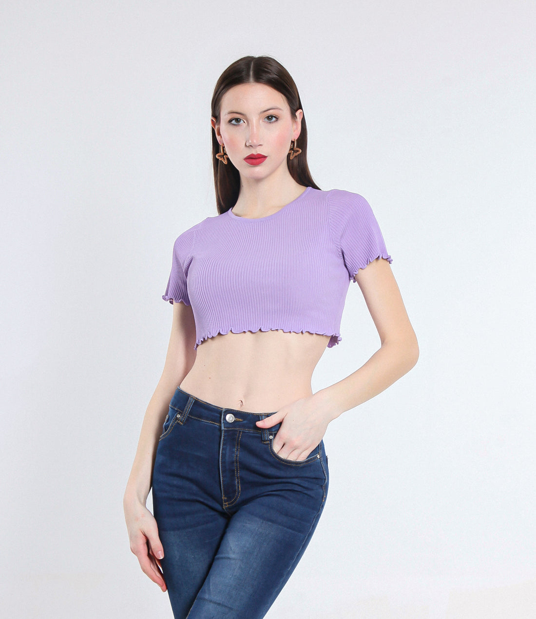 MAGLIA CROPPED VISCOSA