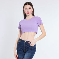 MAGLIA CROPPED VISCOSA