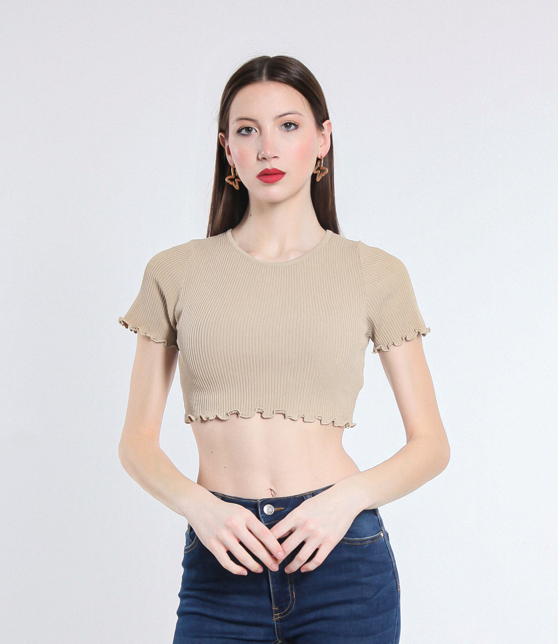 MAGLIA CROPPED VISCOSA