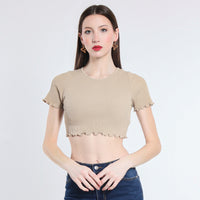 MAGLIA CROPPED VISCOSA