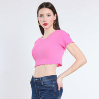 MAGLIA CROPPED VISCOSA