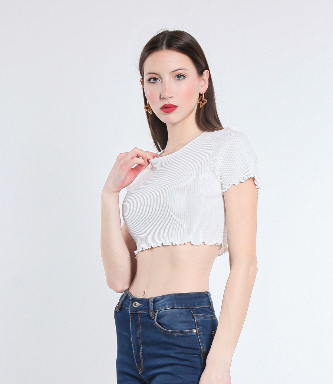 MAGLIA CROPPED VISCOSA