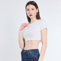 MAGLIA CROPPED VISCOSA