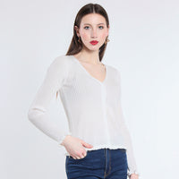 CARDIGAN VISCOSA SM BIANCO