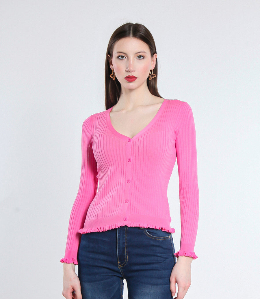 CARDIGAN VISCOSA SM ROSA