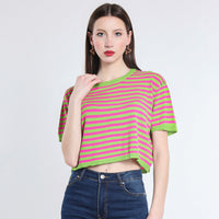 MAGLIA CROPPED VISCOSA