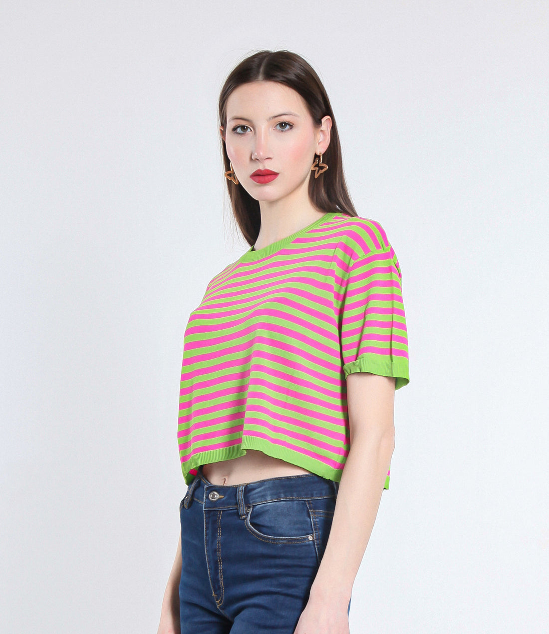 MAGLIA CROPPED VISCOSA