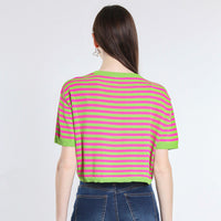 MAGLIA CROPPED VISCOSA