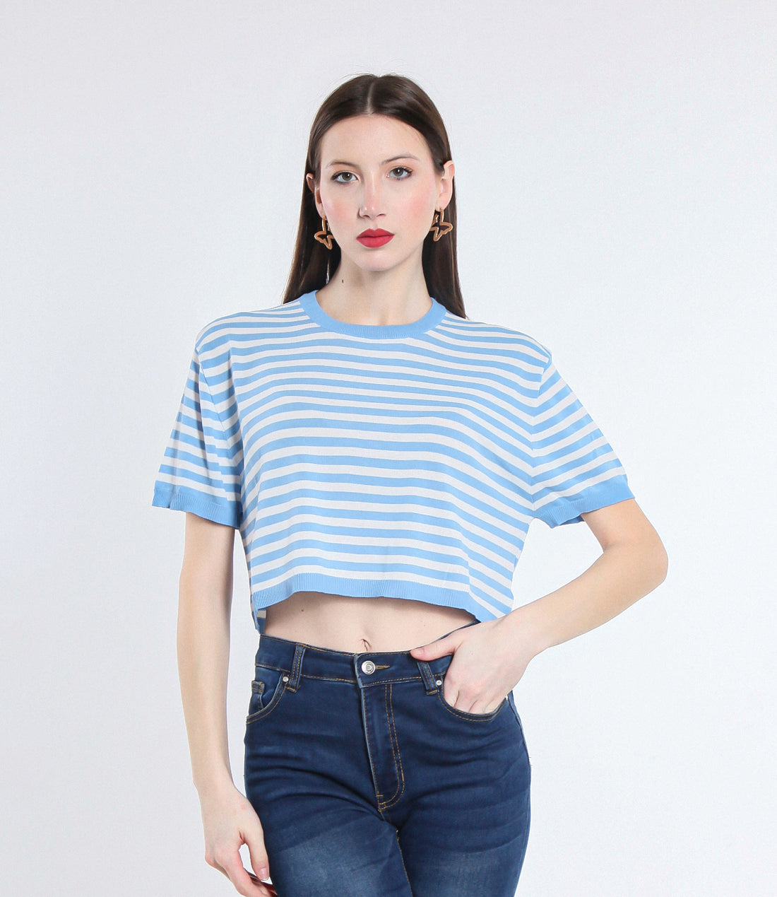 MAGLIA CROPPED VISCOSA