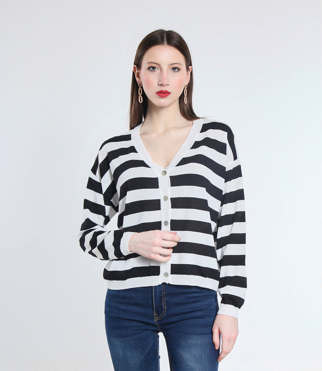 CARDIGAN RIGA VISCOSA SM BIANCO