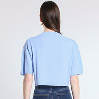 MAGLIA CROPPED IN VISCOSA